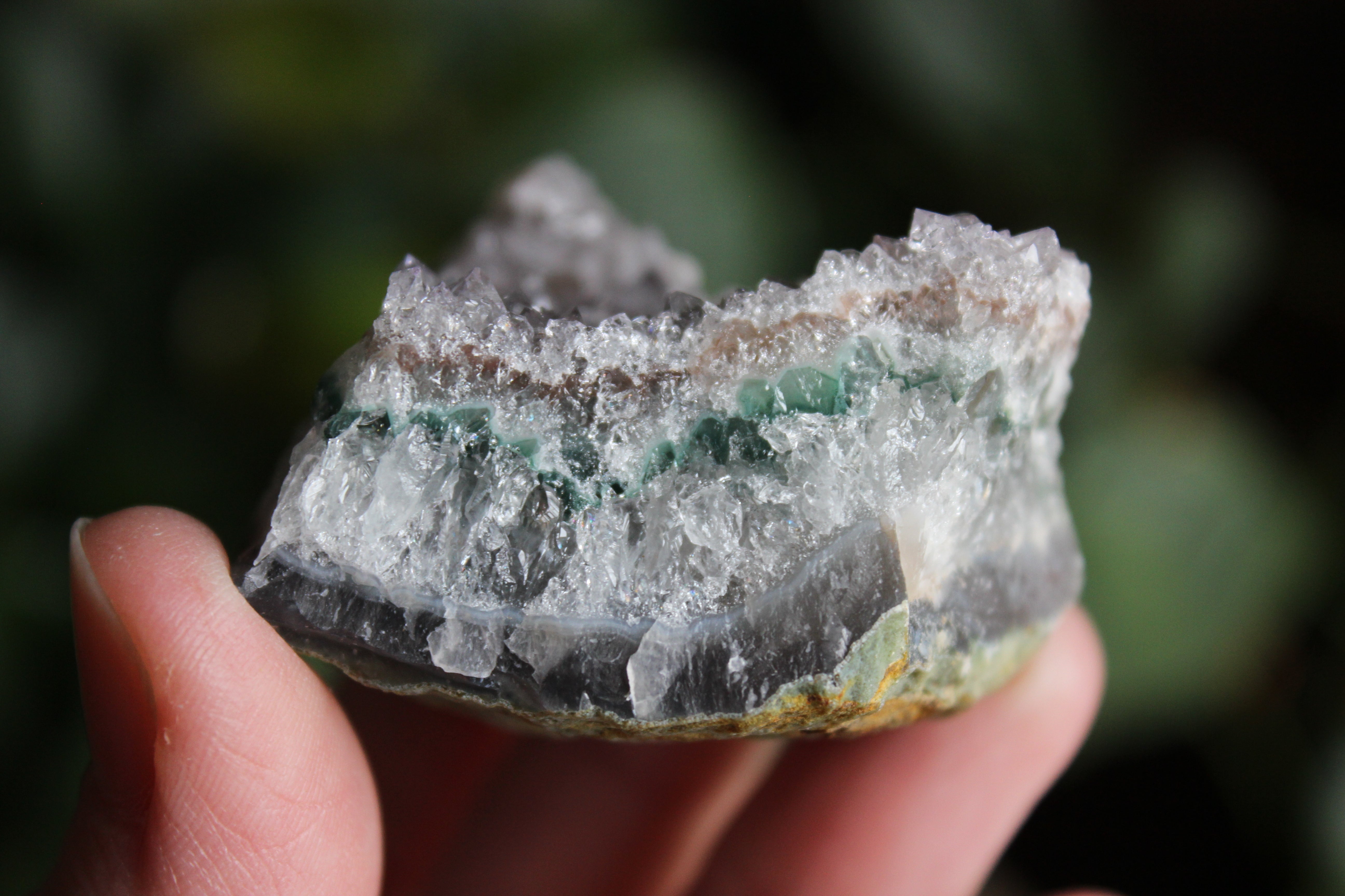 Rainbow amethyst cluster 14