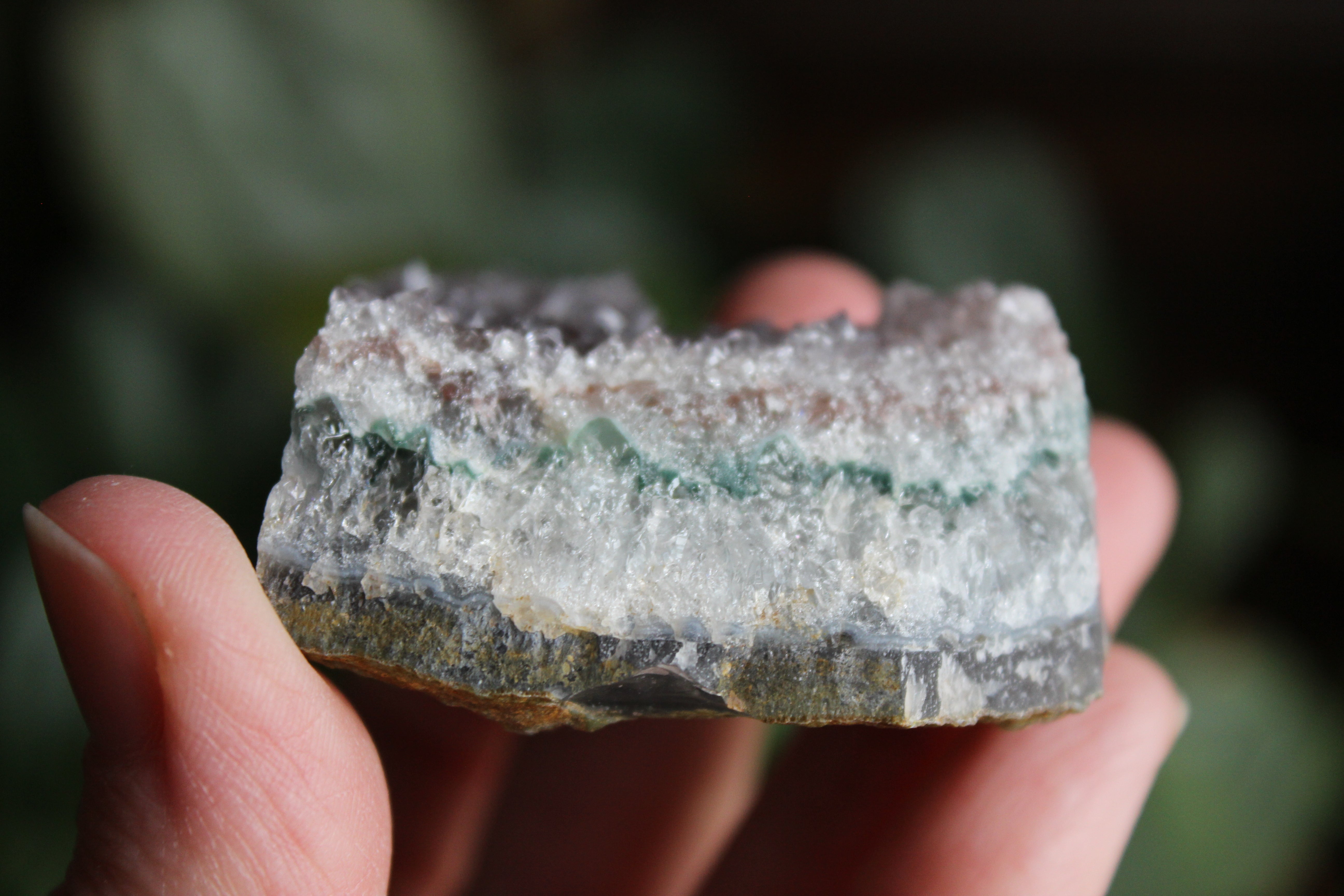 Rainbow amethyst cluster 16