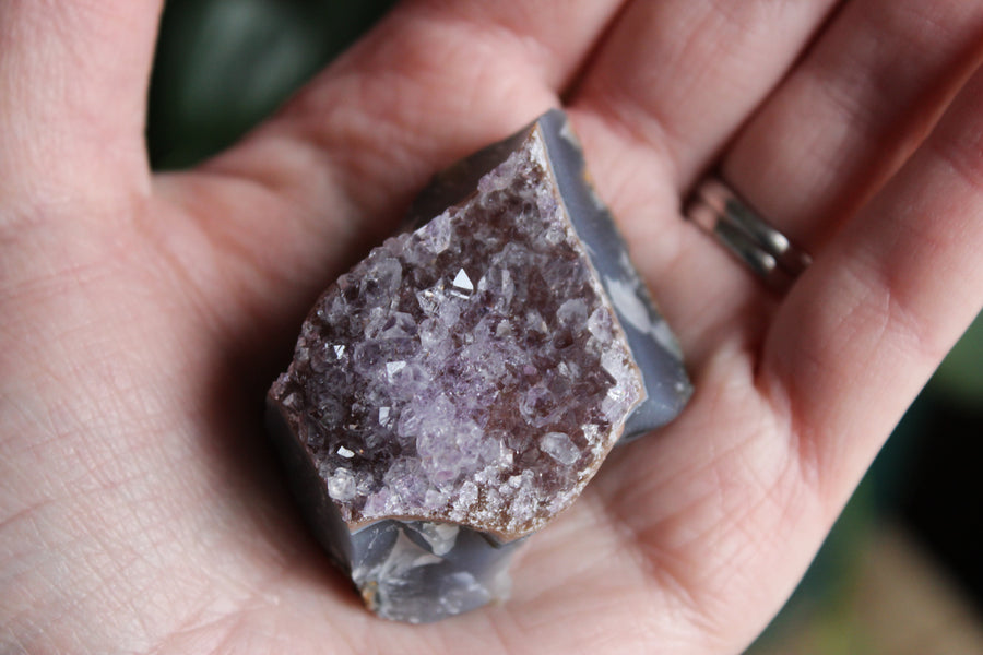 Rainbow amethyst cluster 19