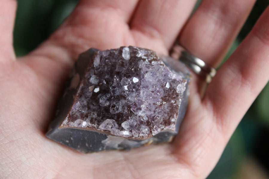 Rainbow amethyst cluster 19