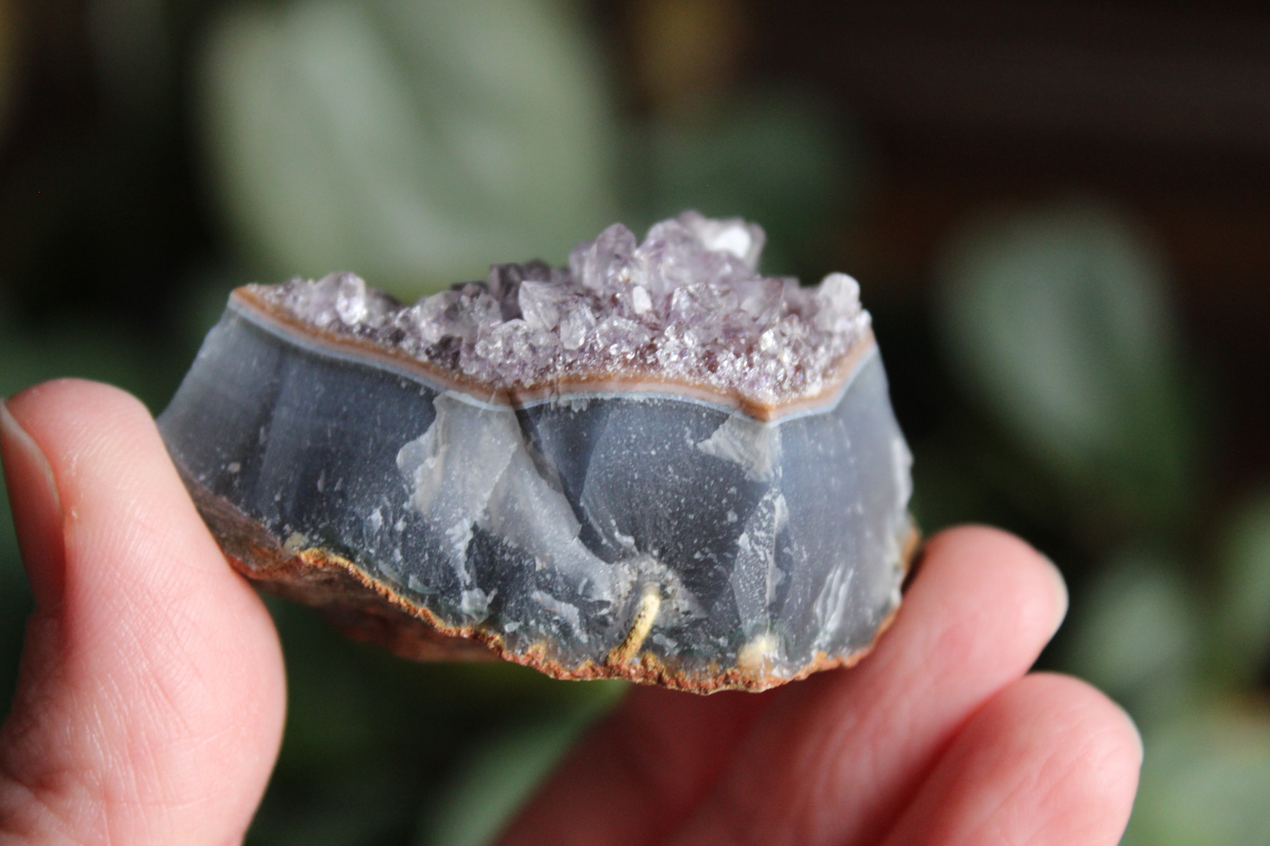 Rainbow amethyst cluster 19