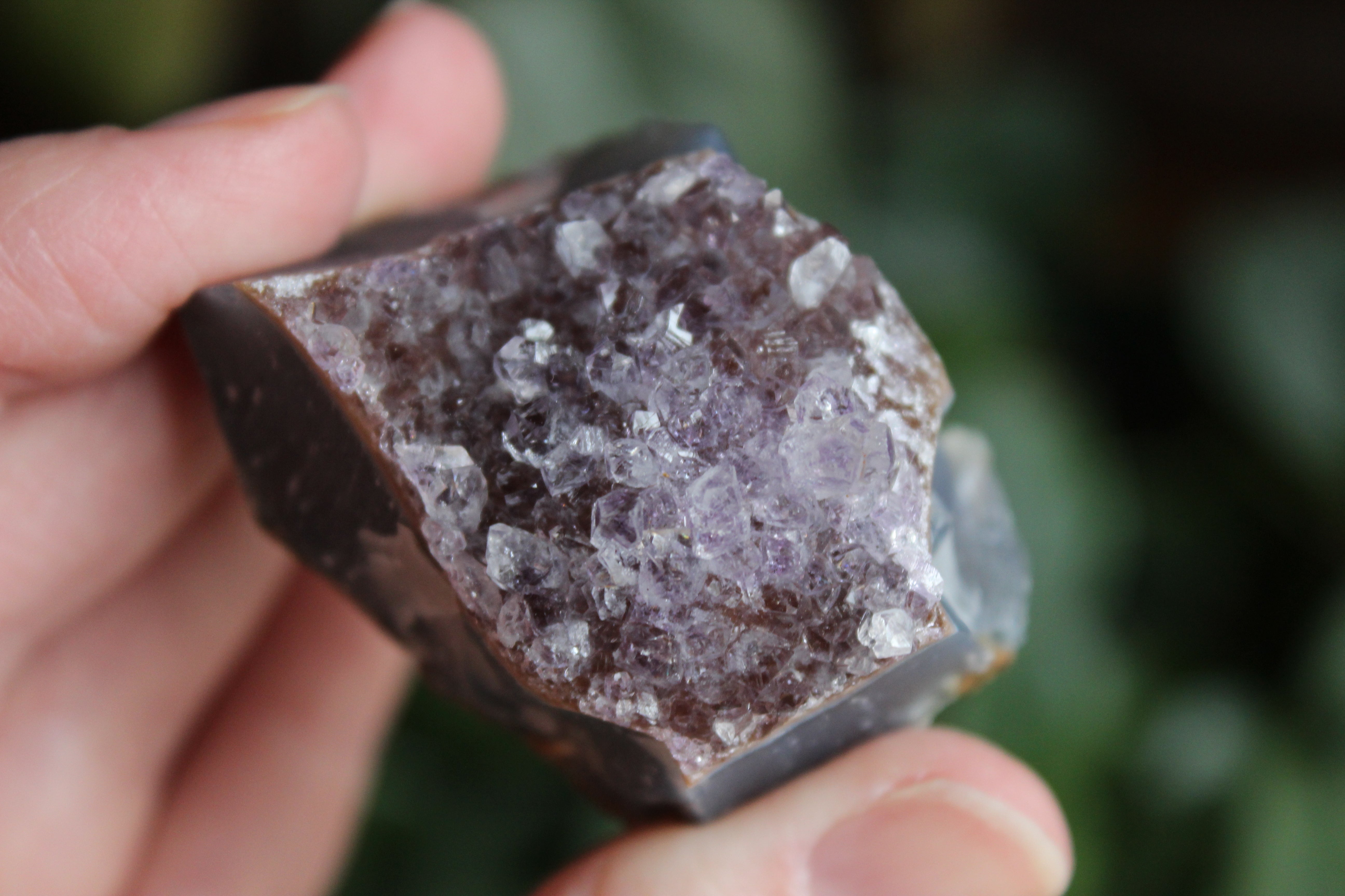 Rainbow amethyst cluster 19