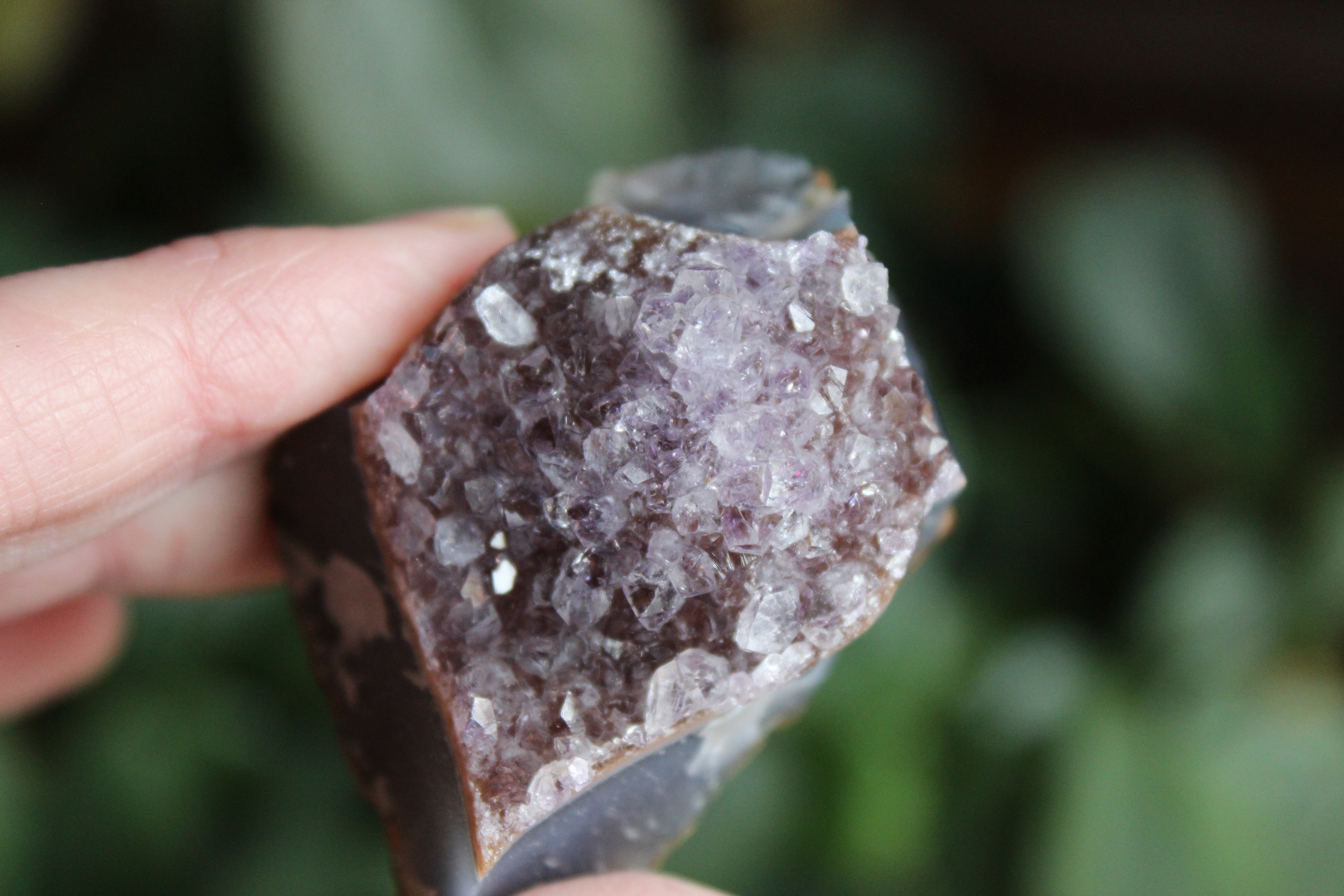 Rainbow amethyst cluster 19