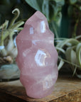 Rose quartz flame 1