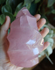 Rose quartz flame 1