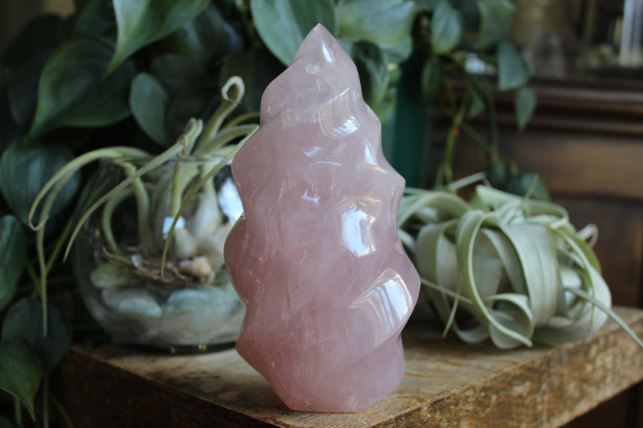 Rose quartz flame 2