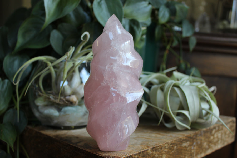 Rose quartz flame 2