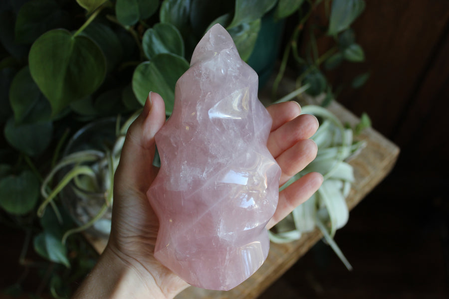 Rose quartz flame 2