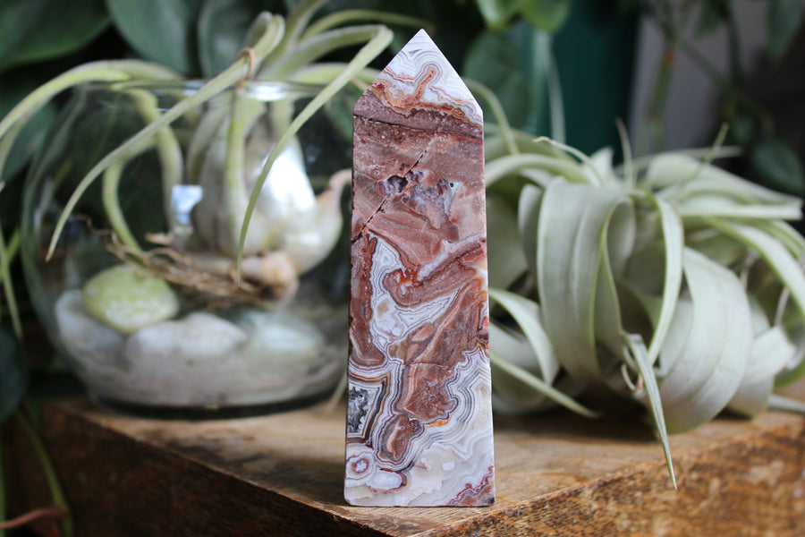 Crazy lace agate tower 11