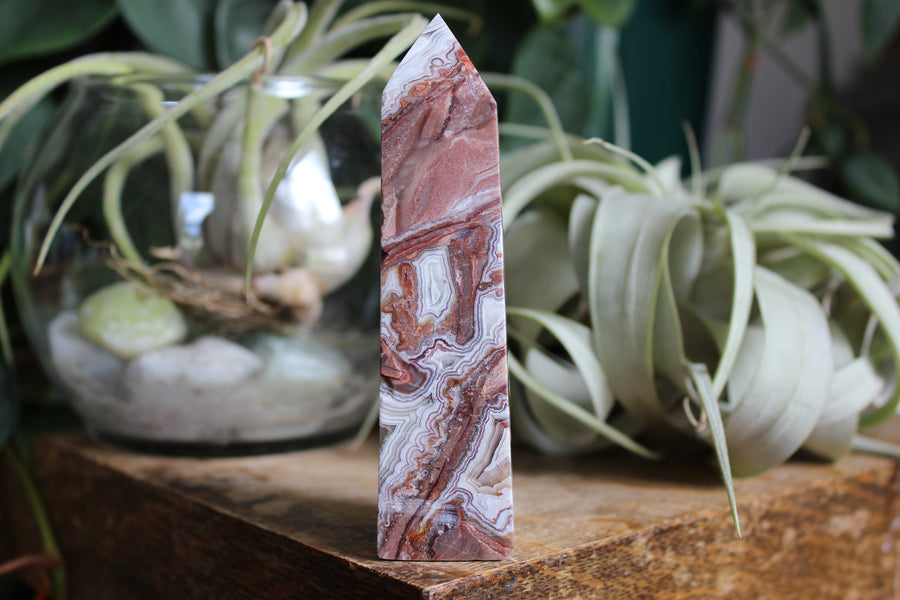 Crazy lace agate tower 11