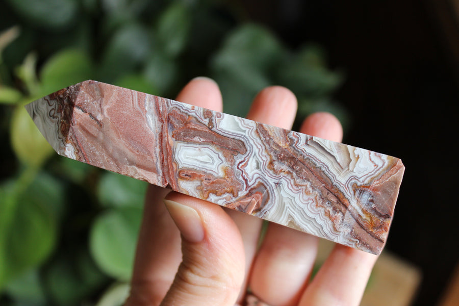 Crazy lace agate tower 11