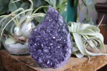 Amethyst cluster flame 5