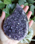 Amethyst cluster flame 5