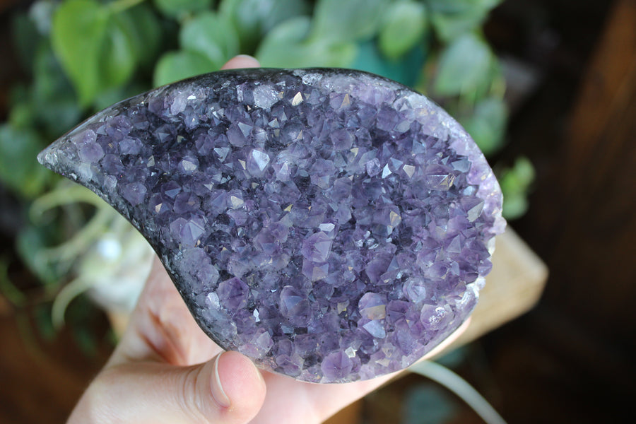 Amethyst cluster flame 5