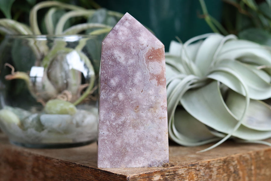 Pink amethyst tower 9