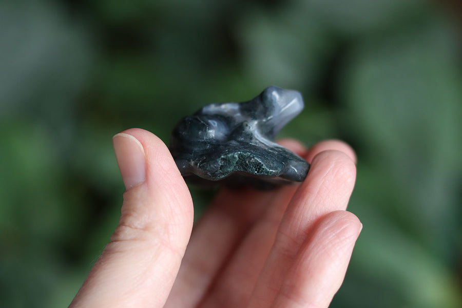 Moss agate frog 7