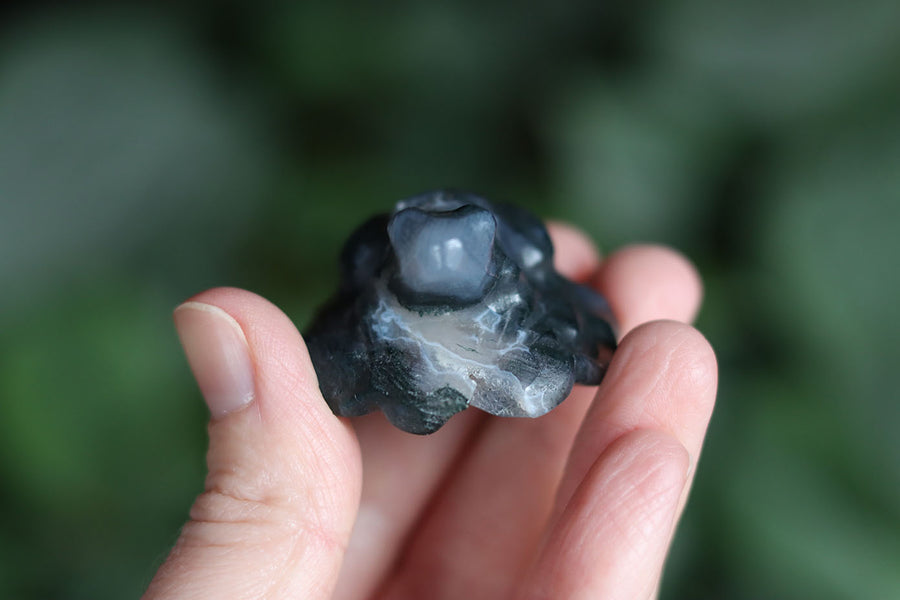 Moss agate frog 7