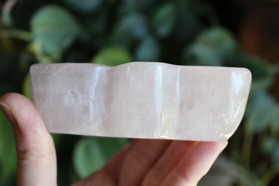 Rose quartz butterfly dish 3