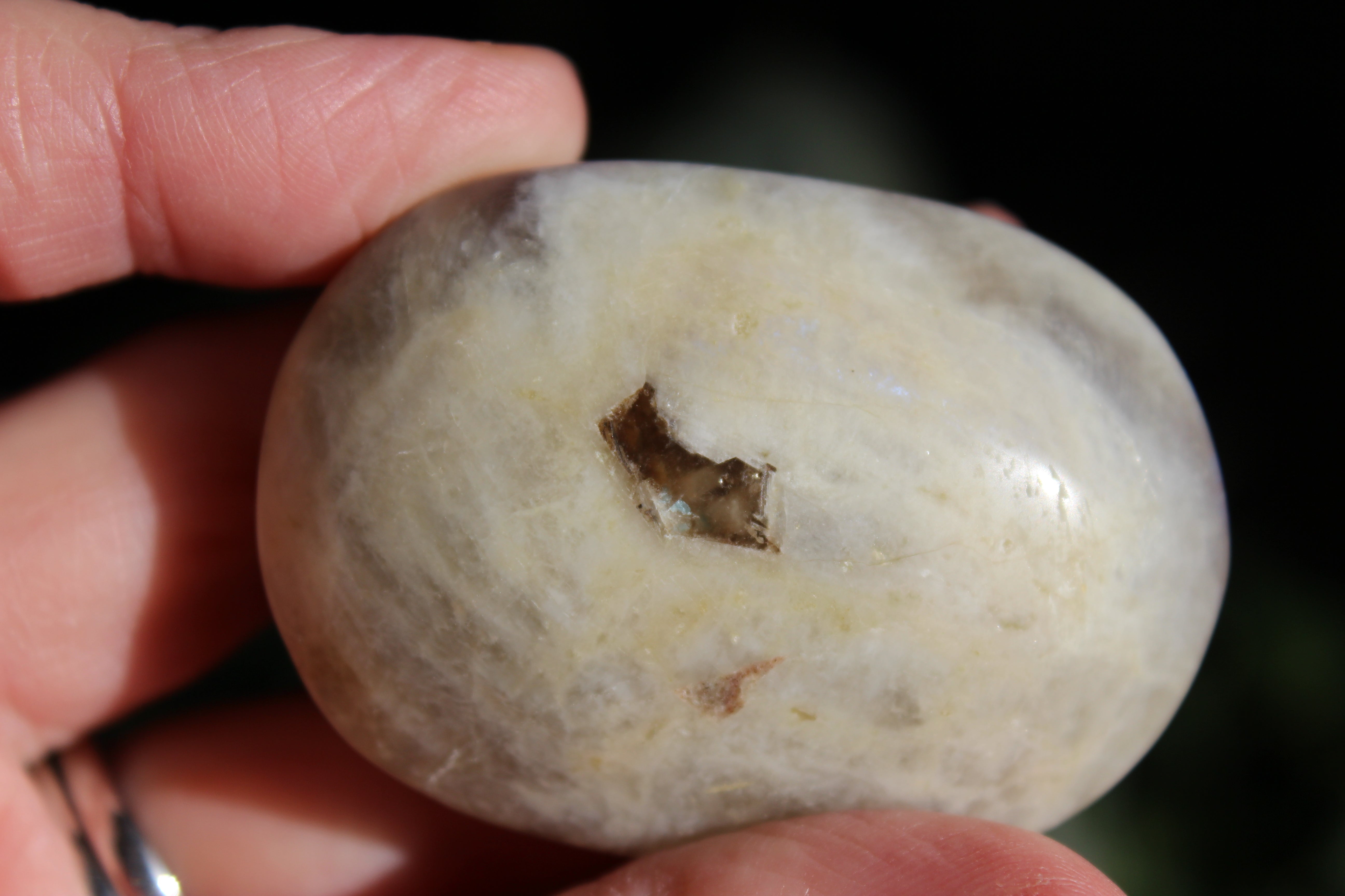 Moonstone/sunstone pocket stone 8