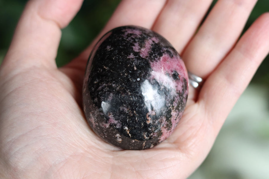 Rhodonite pocket stone 2