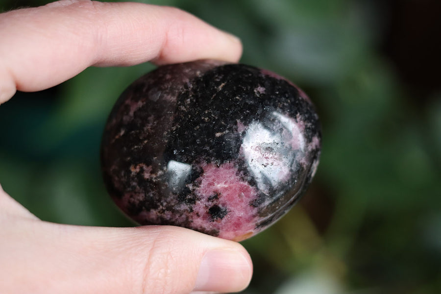 Rhodonite pocket stone 2