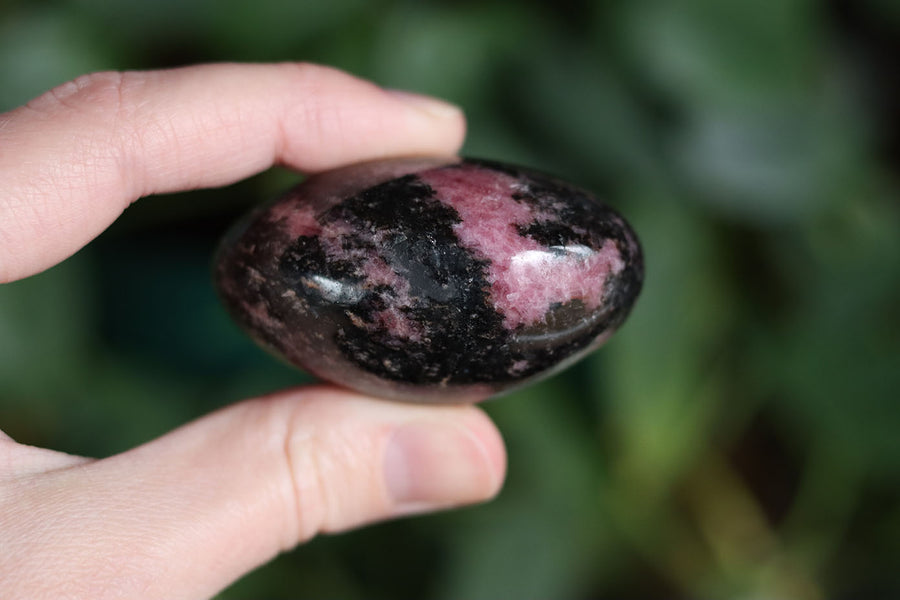 Rhodonite pocket stone 2