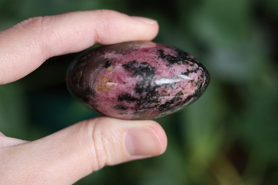 Rhodonite pocket stone 2