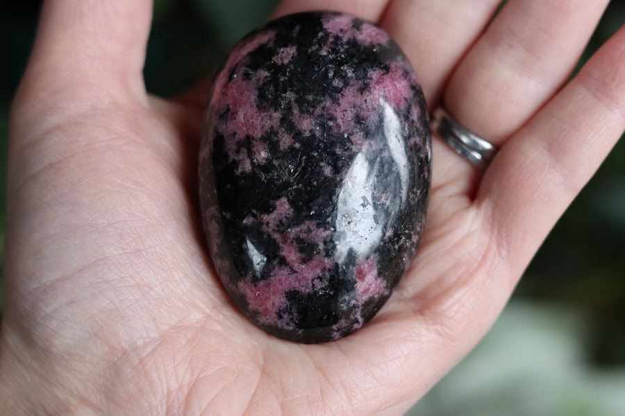 Rhodonite pocket stone 4