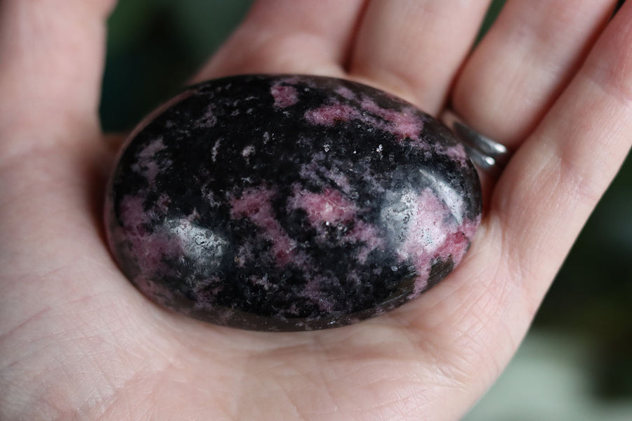 Rhodonite pocket stone 4