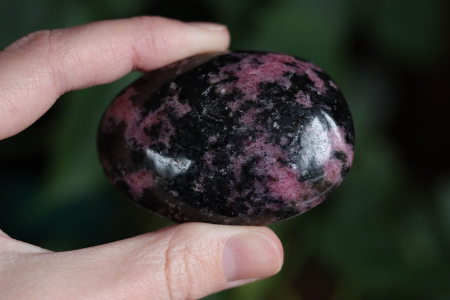 Rhodonite pocket stone 4