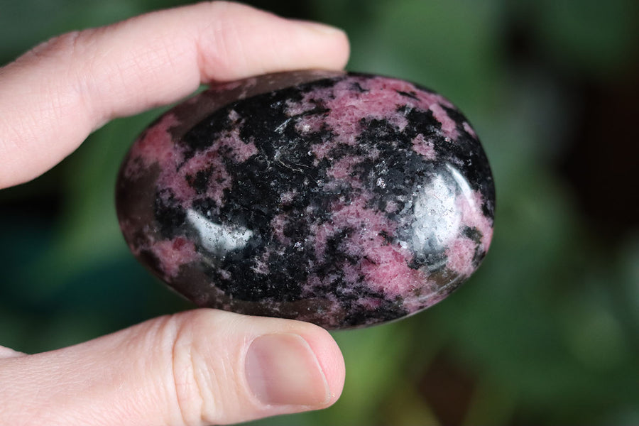 Rhodonite pocket stone 4