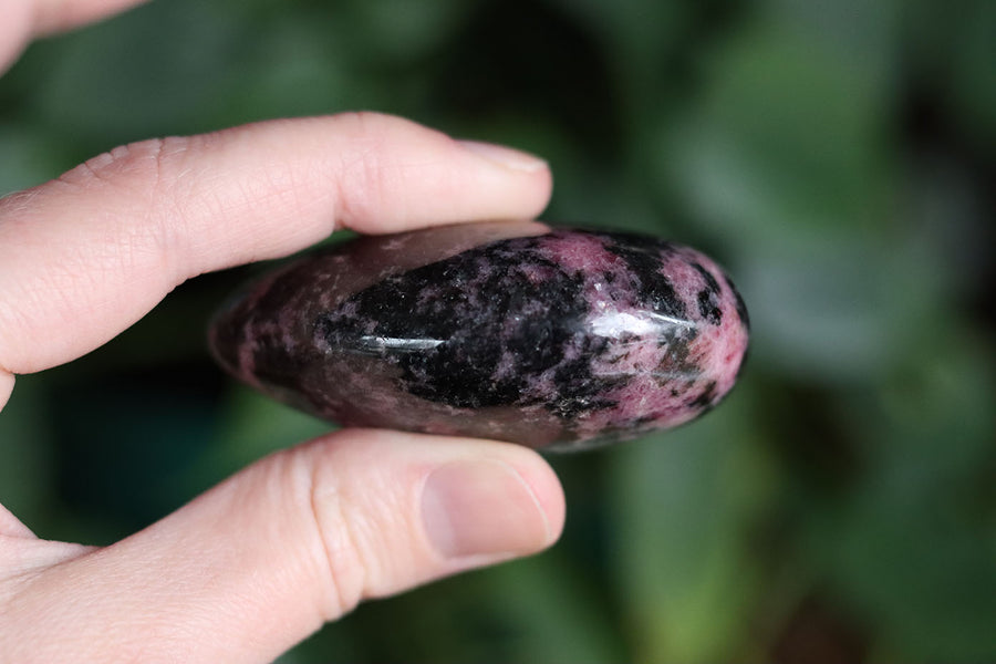 Rhodonite pocket stone 4