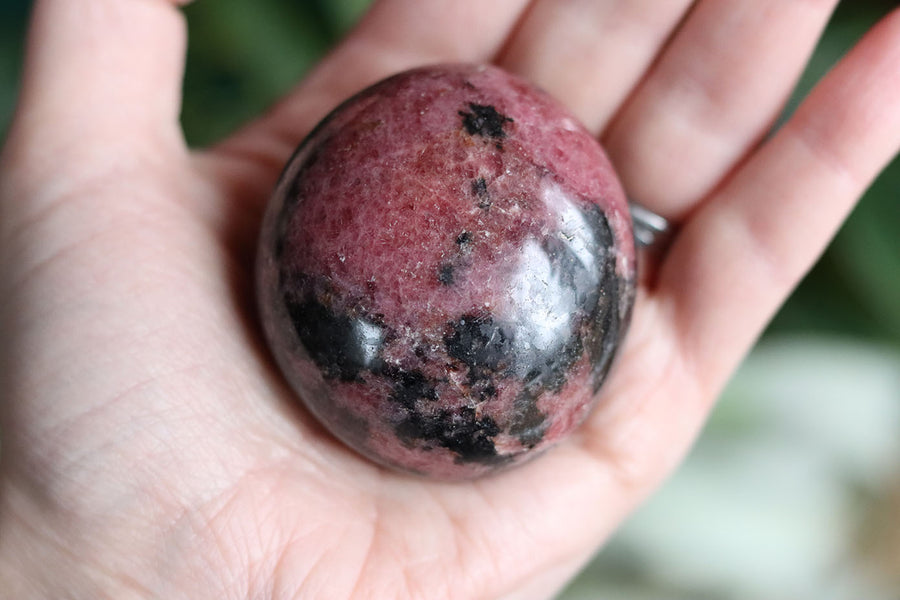 Rhodonite pocket stone 5