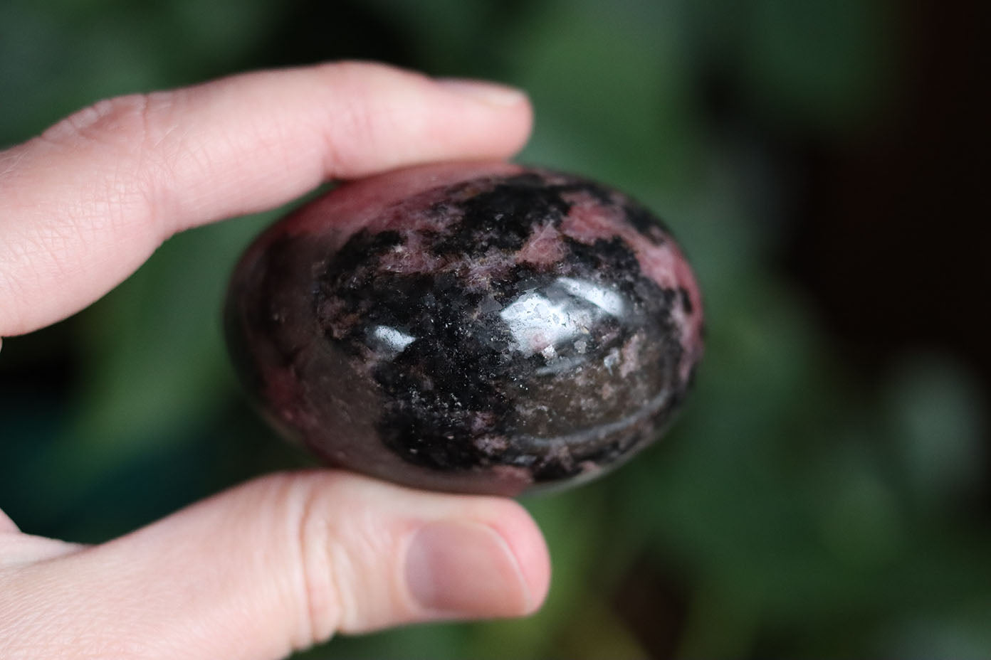 Rhodonite pocket stone 5