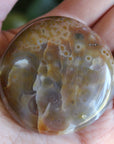 8th vein ocean jasper pocket stone 14