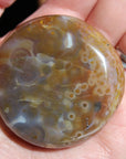 8th vein ocean jasper pocket stone 14