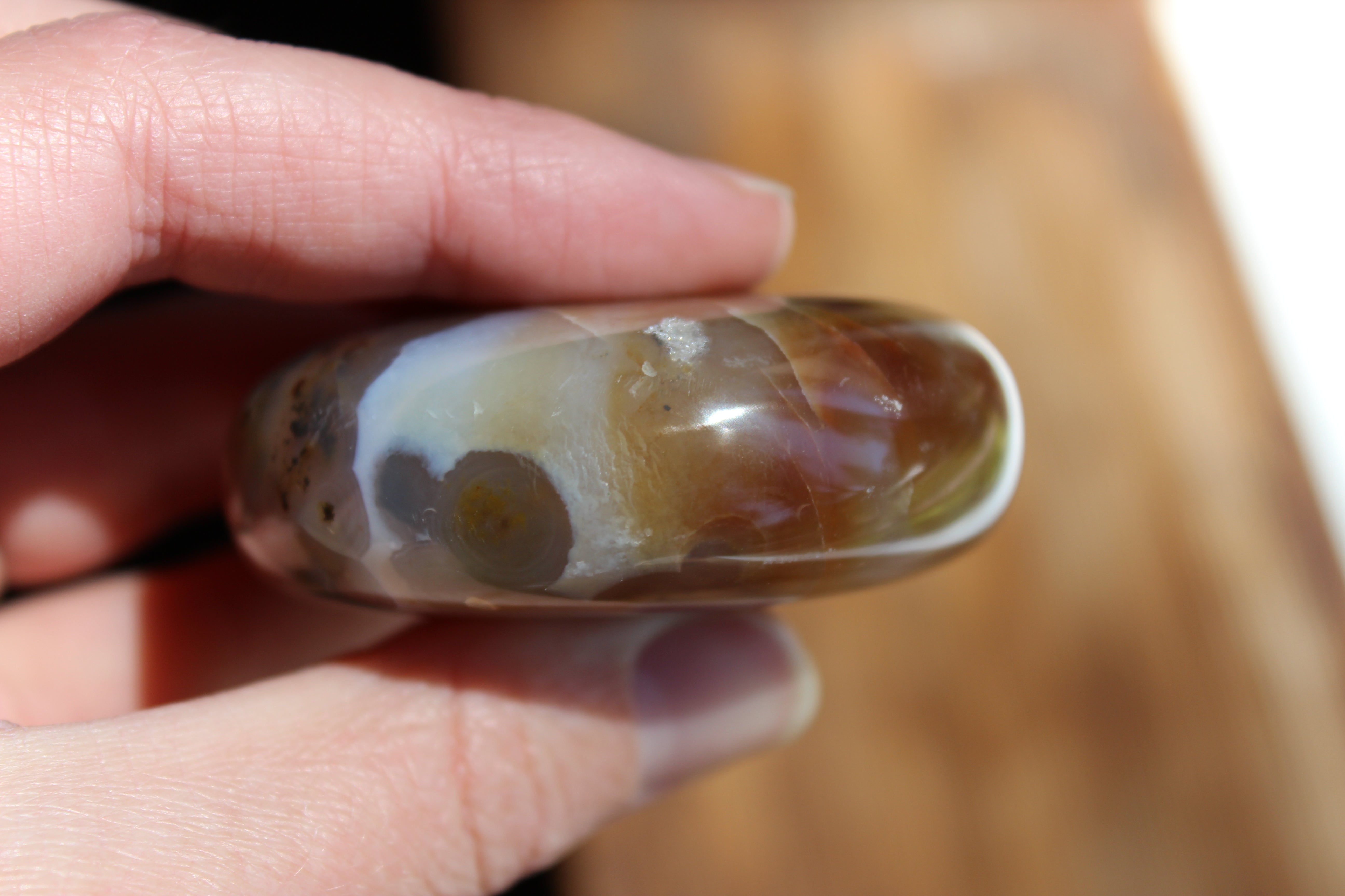 8th vein ocean jasper pocket stone 14