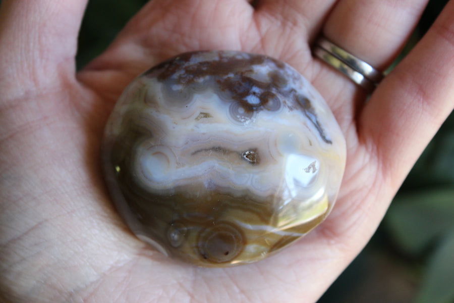 8th vein ocean jasper pocket stone 15