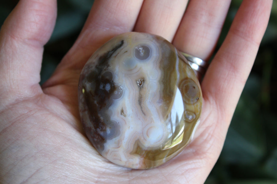 8th vein ocean jasper pocket stone 15