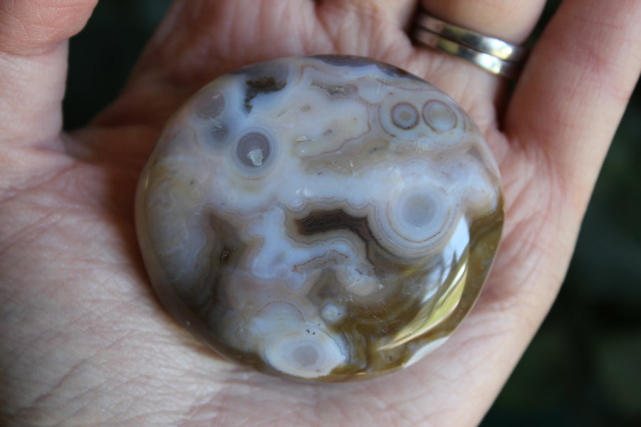 8th vein ocean jasper pocket stone 15