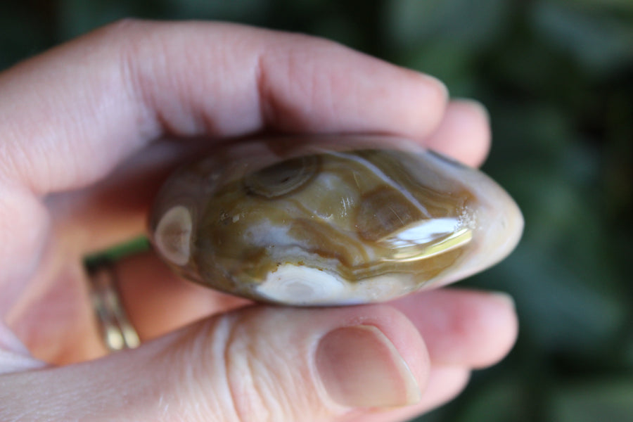 8th vein ocean jasper pocket stone 15