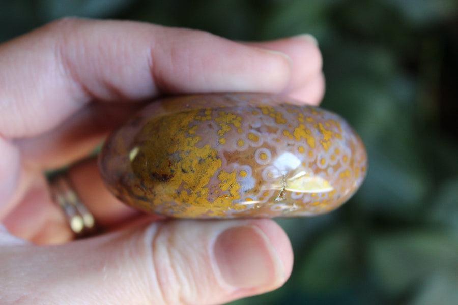 8th vein ocean jasper pocket stone 16