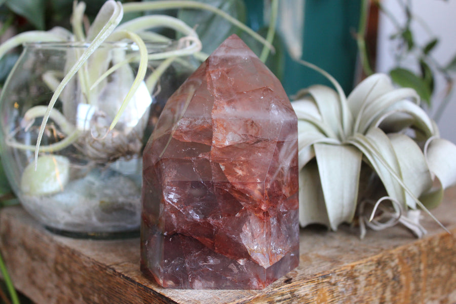 Hematoid quartz tower 4
