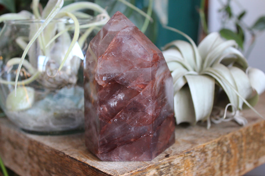 Hematoid quartz tower 4