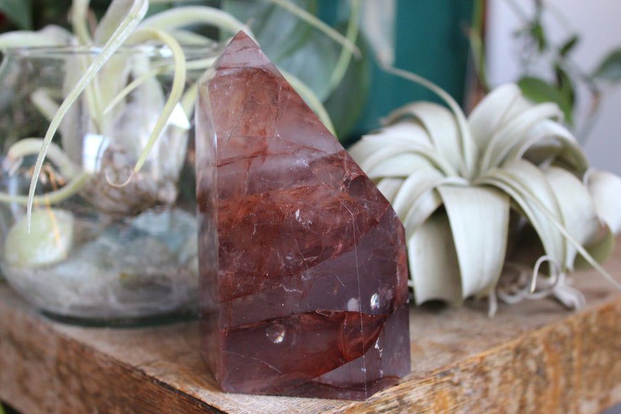 Hematoid quartz tower 4