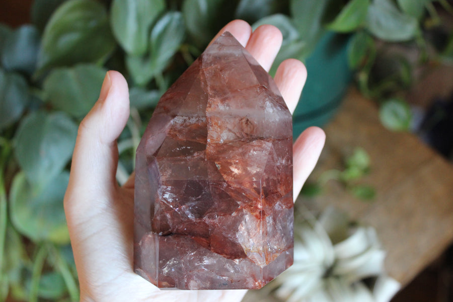 Hematoid quartz tower 4