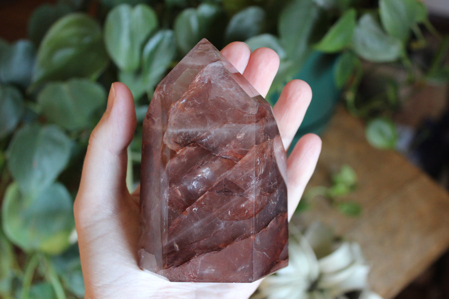 Hematoid quartz tower 4