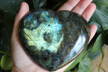 Labradorite heart 8 sale