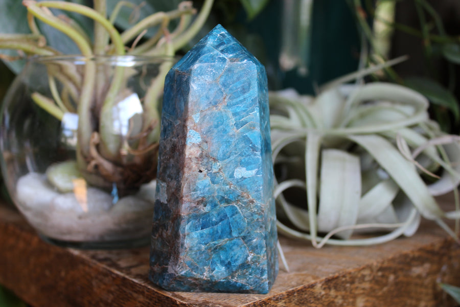 Blue apatite tower 1