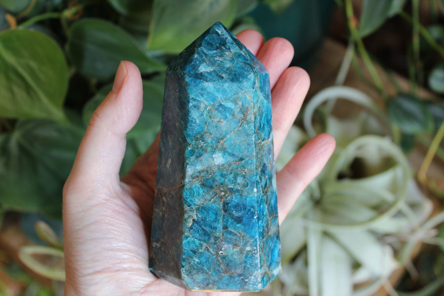 Blue apatite tower 1